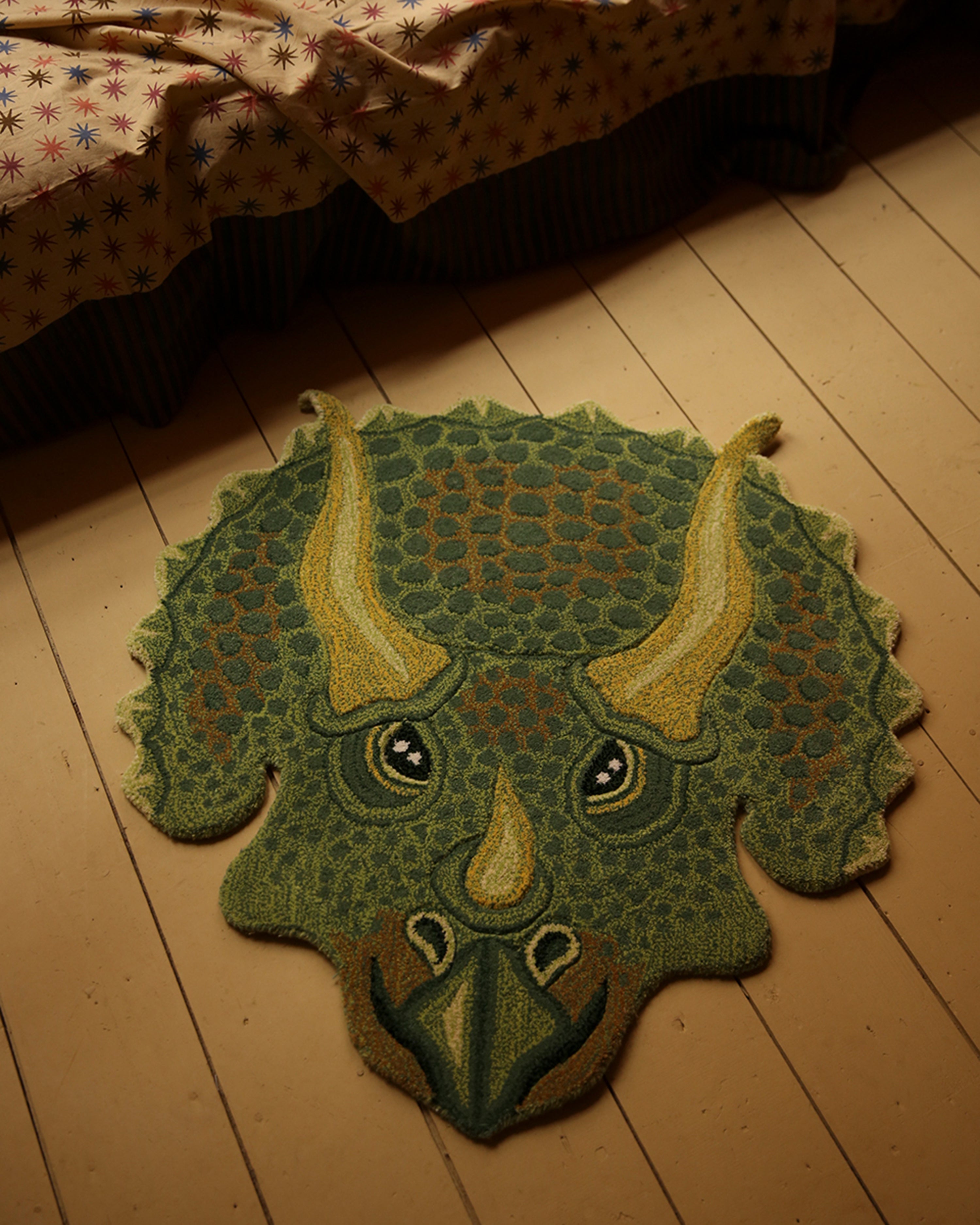 Triceratop Head Rug Large