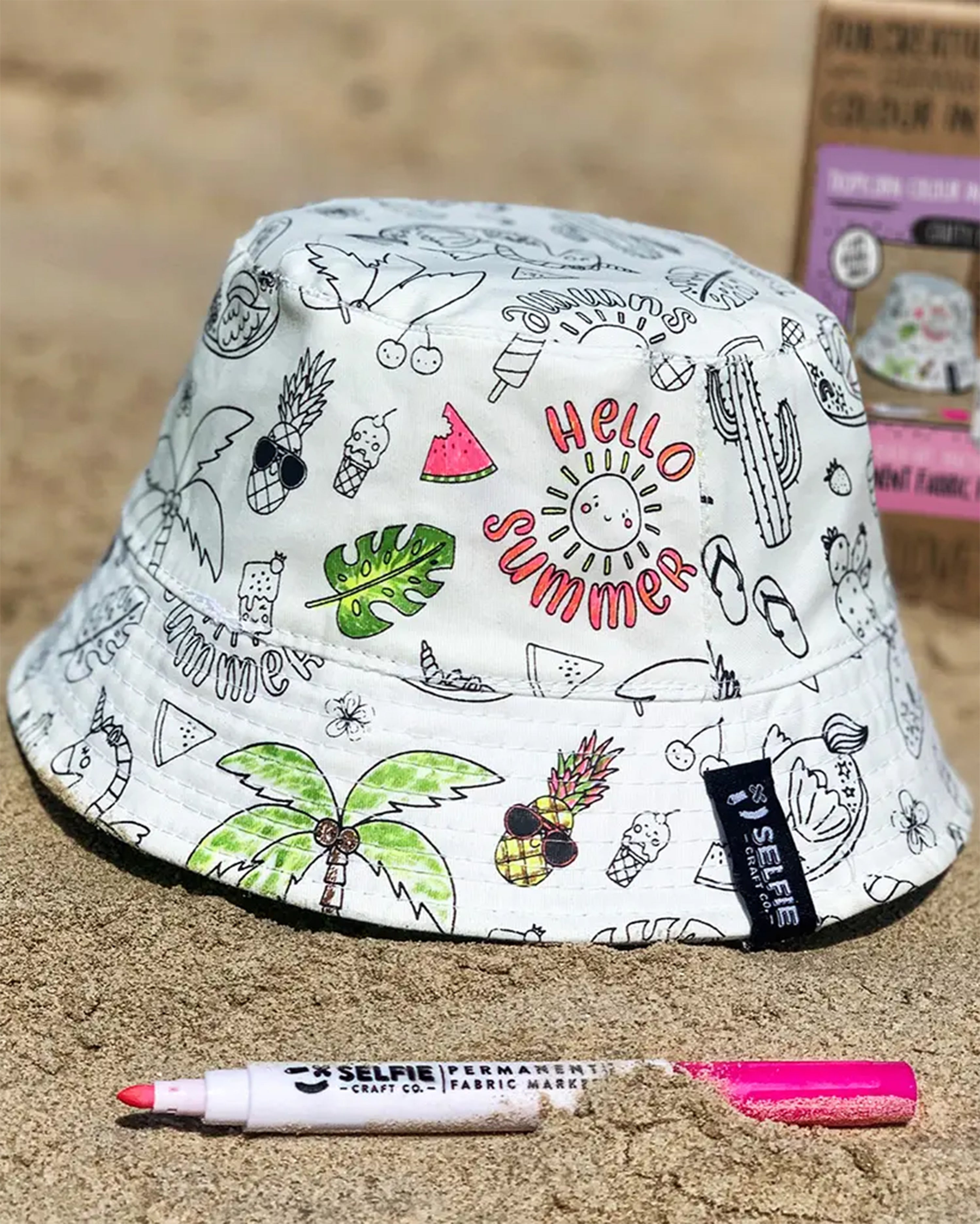 Tropicorn Reversible Colour In Beach Hat