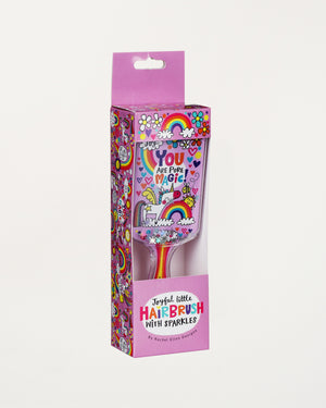 Unicorn Joyful Little Children's Hairbrush with Sparkles