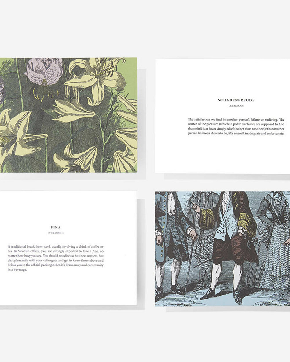 Untranslatable Words Card Set