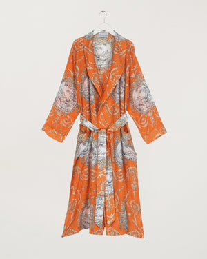 Valentine Orange Gown