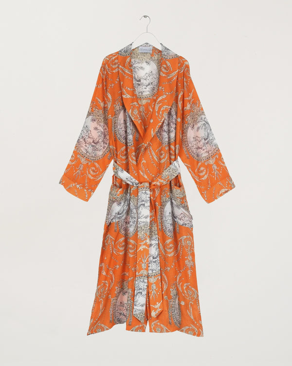 Valentine Orange Gown