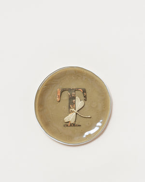 Letter Plate Dragonfly D14cm