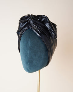 Vinyl Black Turban/M