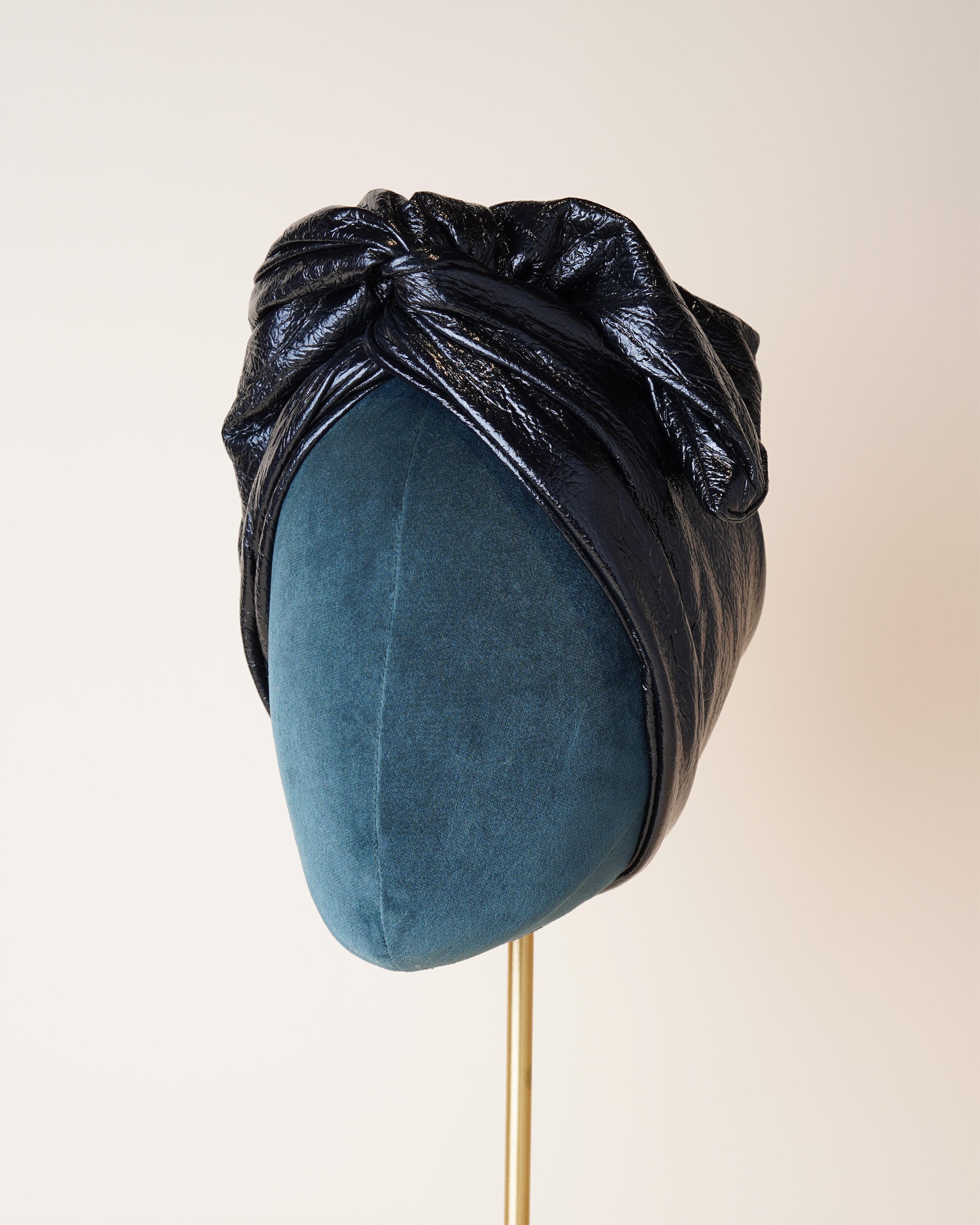 Vinyl Black Turban/M