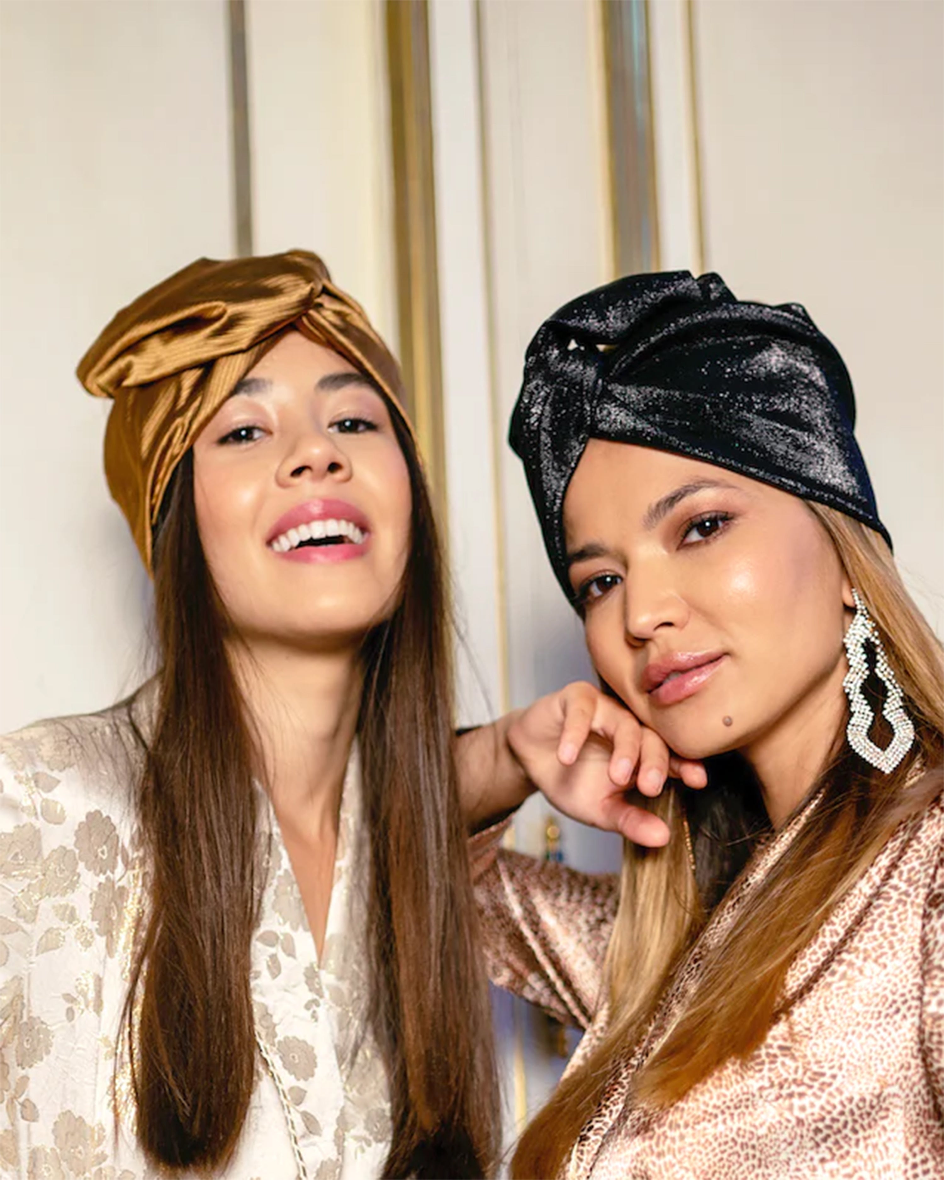 Vinyl Black Turban/M