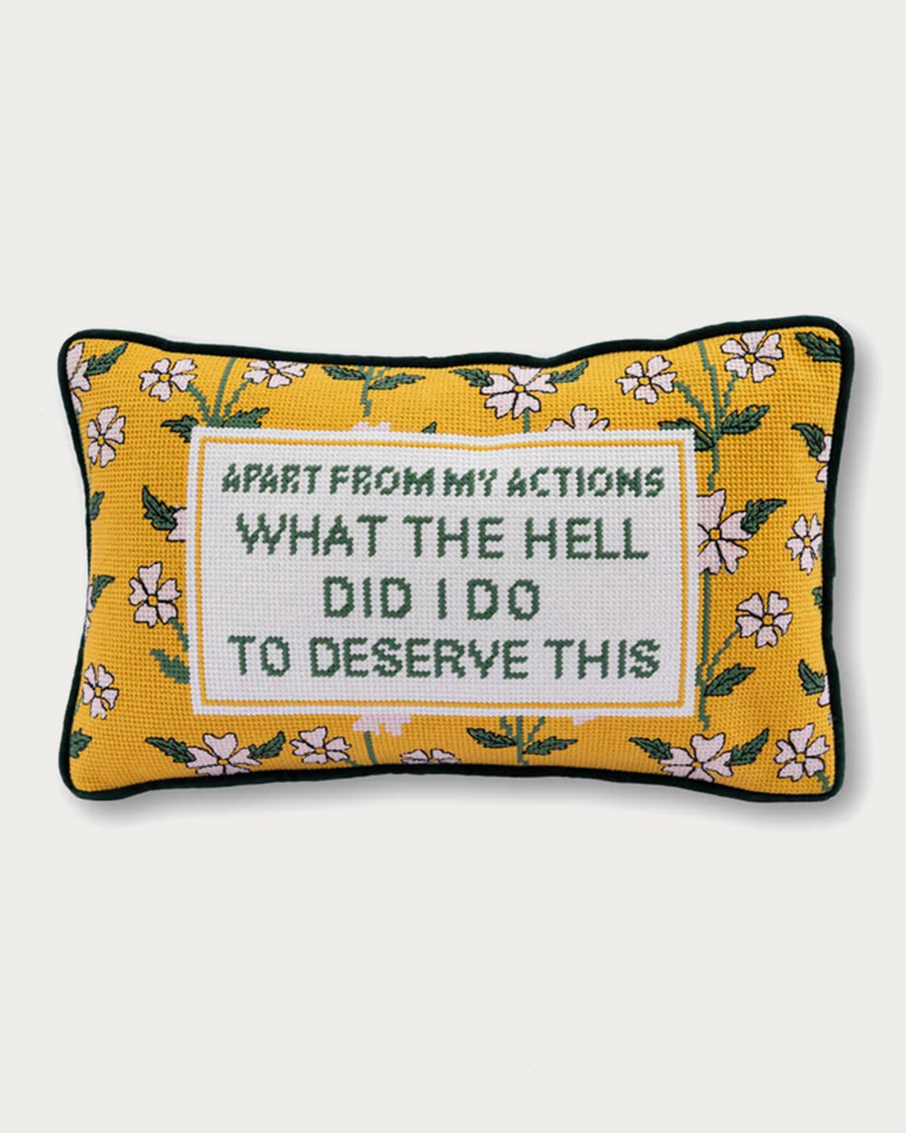 What the Hell Needlepoint Pillow