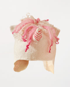 White Unicorn Hat 52-54cm