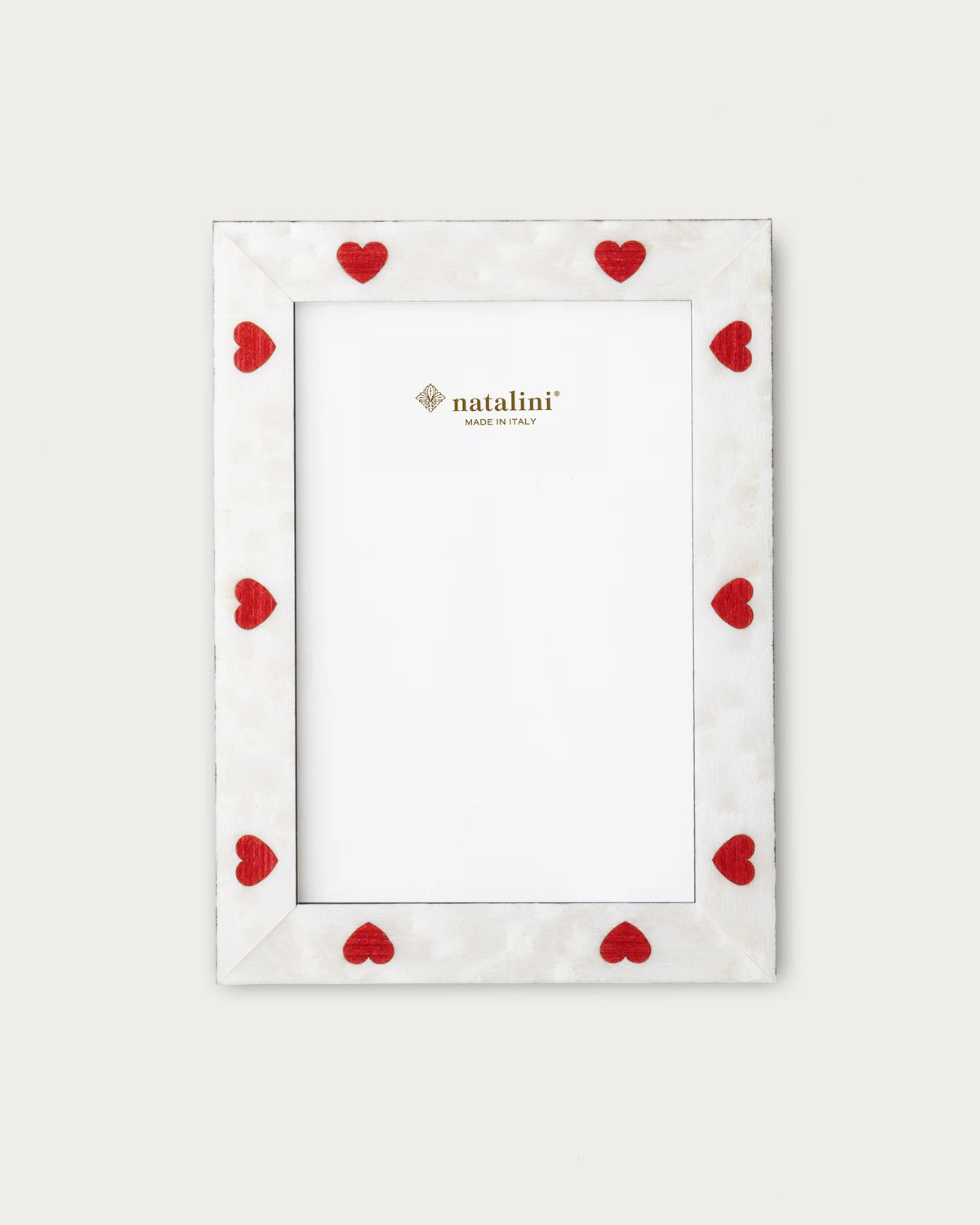 White Hearts Frame