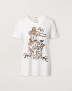 Willow Mermaid Embroidered T-Shirt
