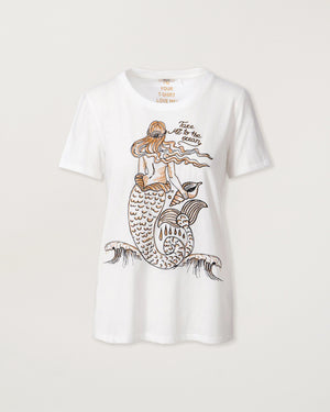 Willow Mermaid Embroidered T-Shirt