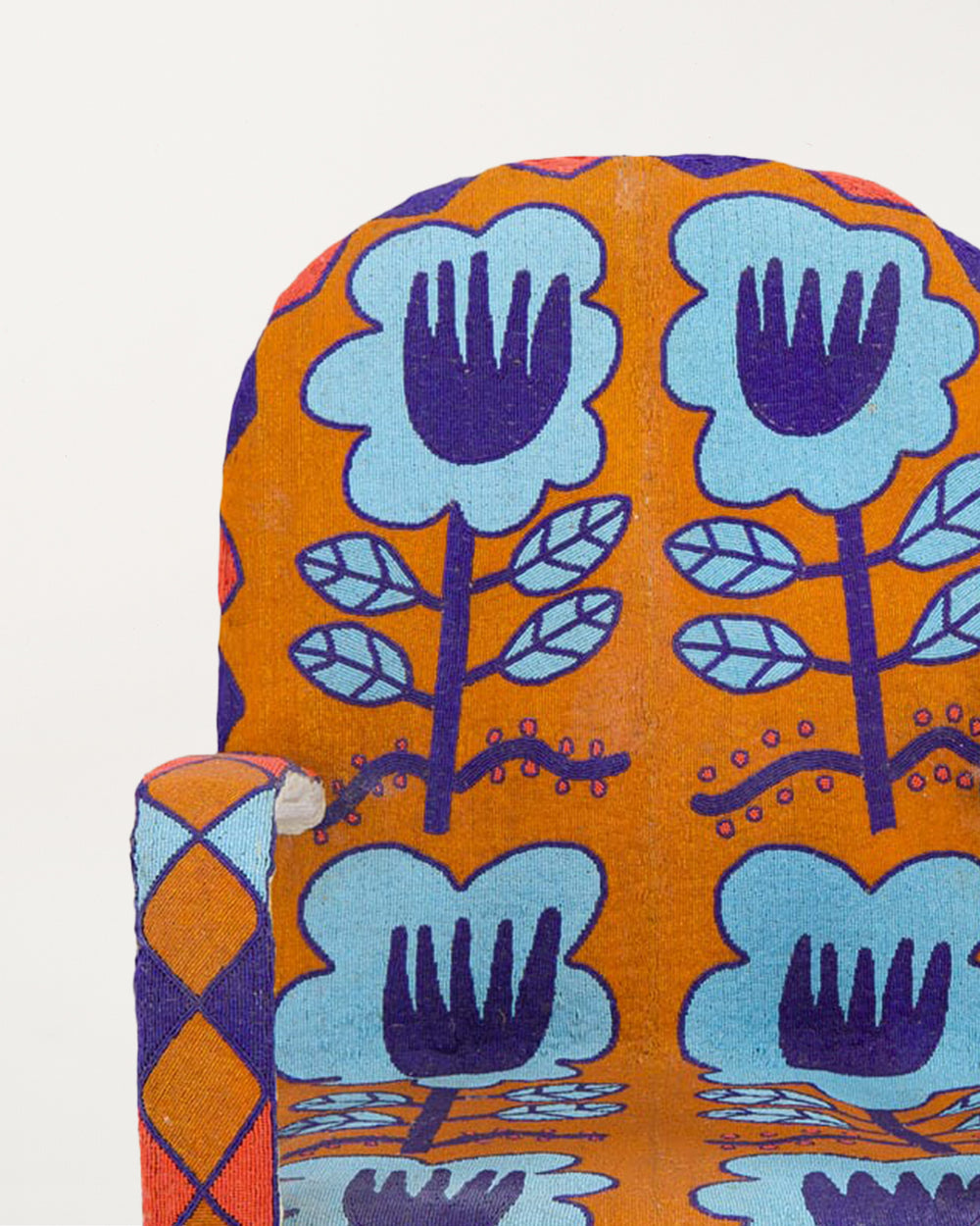 Yoruba Armchair Orange