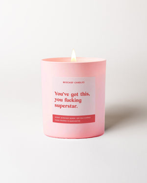 You've Got This Superstar Candle