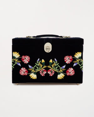 Zoe Large Jewellery Box Indigo