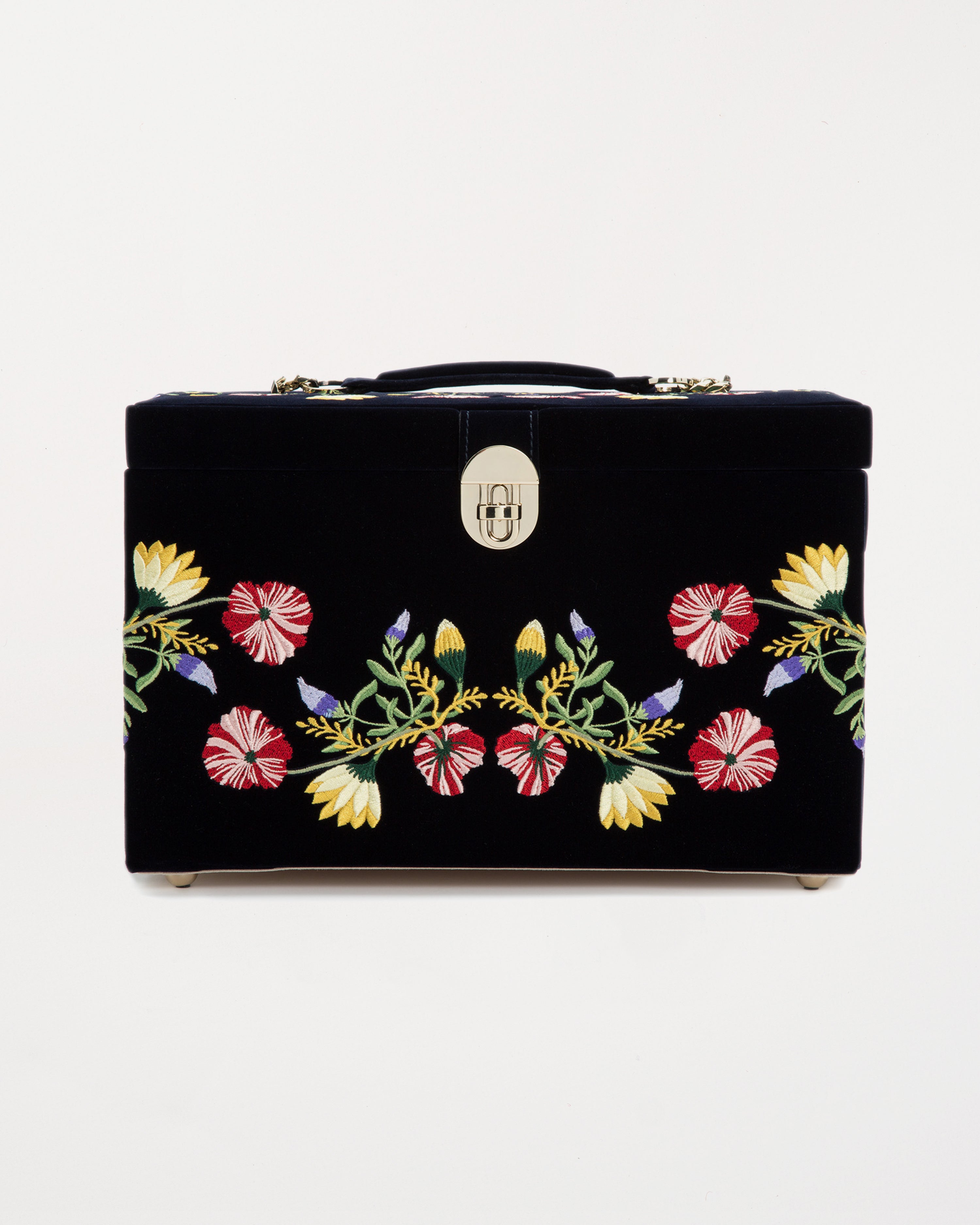 Zoe Large Jewellery Box Indigo