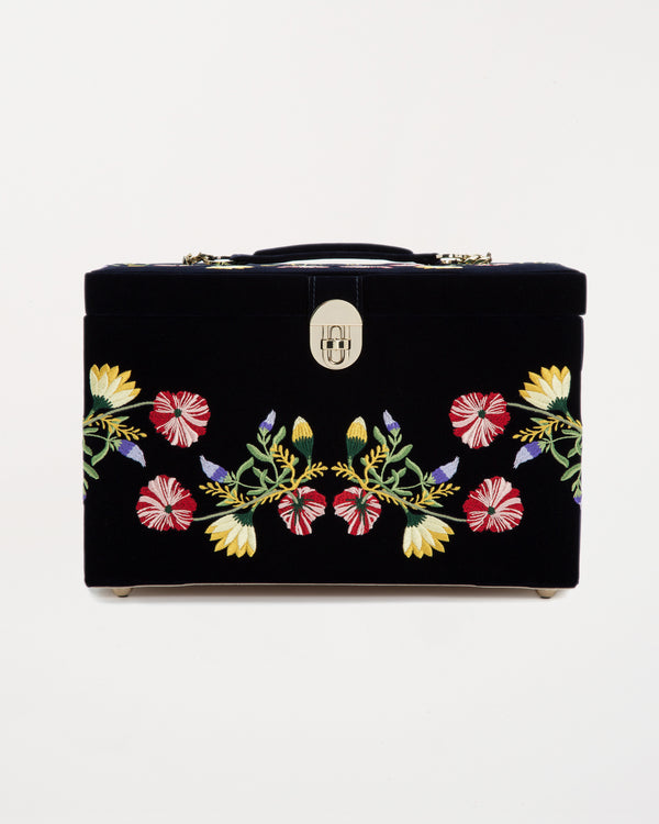 Zoe Large Jewellery Box Indigo