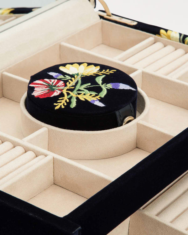 Zoe Large Jewellery Box Indigo