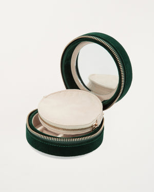 Zoe Travel Round Forest Green