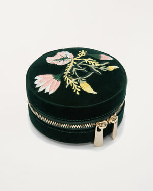 Zoe Travel Round Forest Green