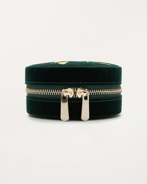 Zoe Travel Round Forest Green