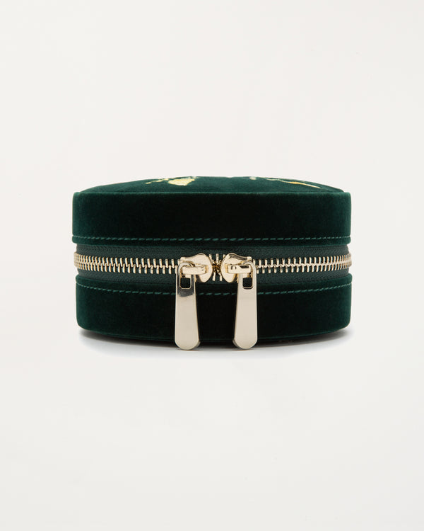 Zoe Travel Round Forest Green