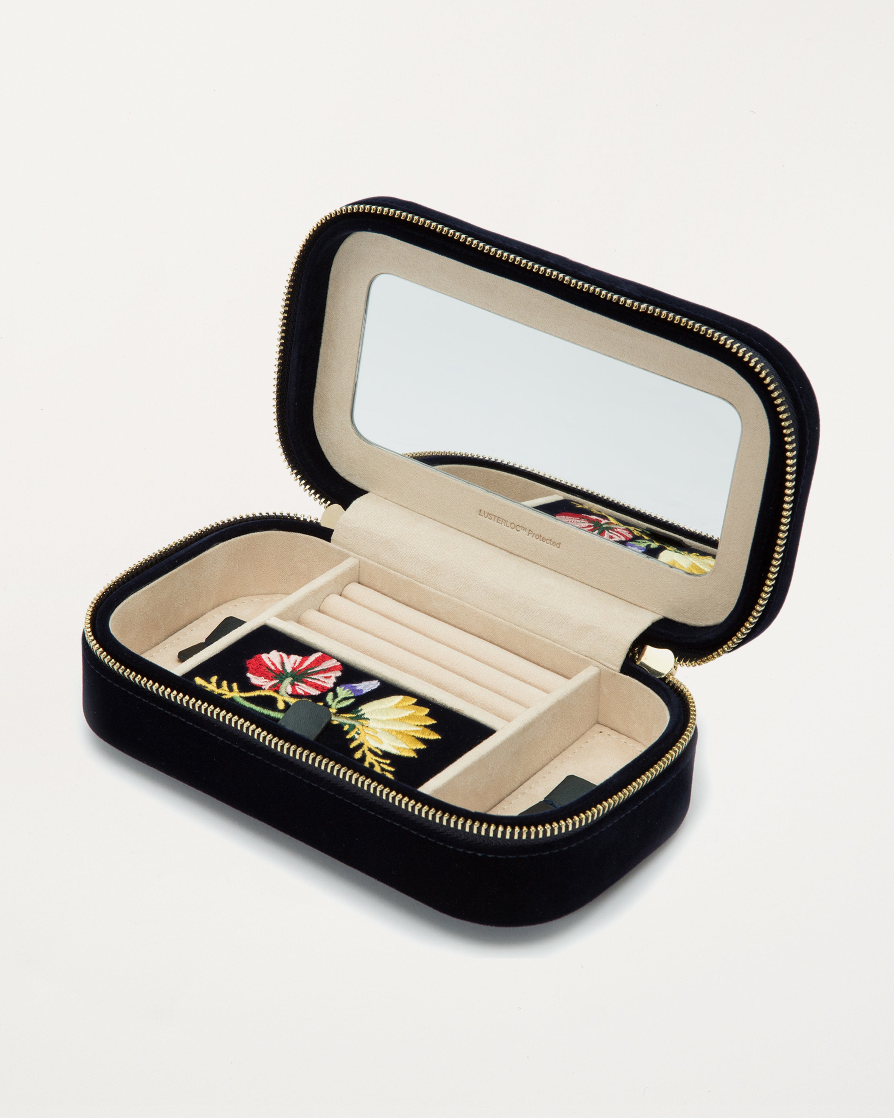 Zoe Travel Zip Case Indigo