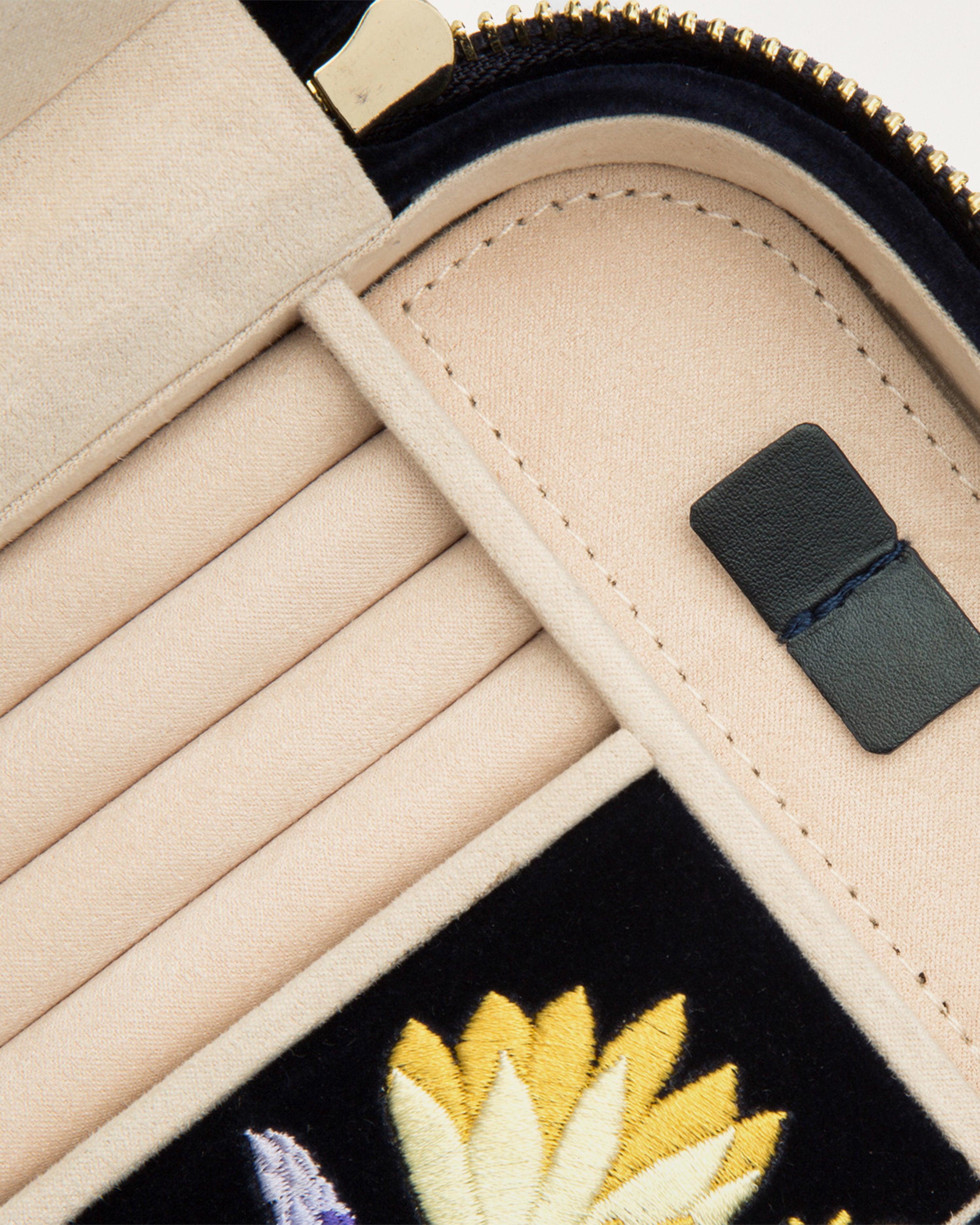 Zoe Travel Zip Case Indigo