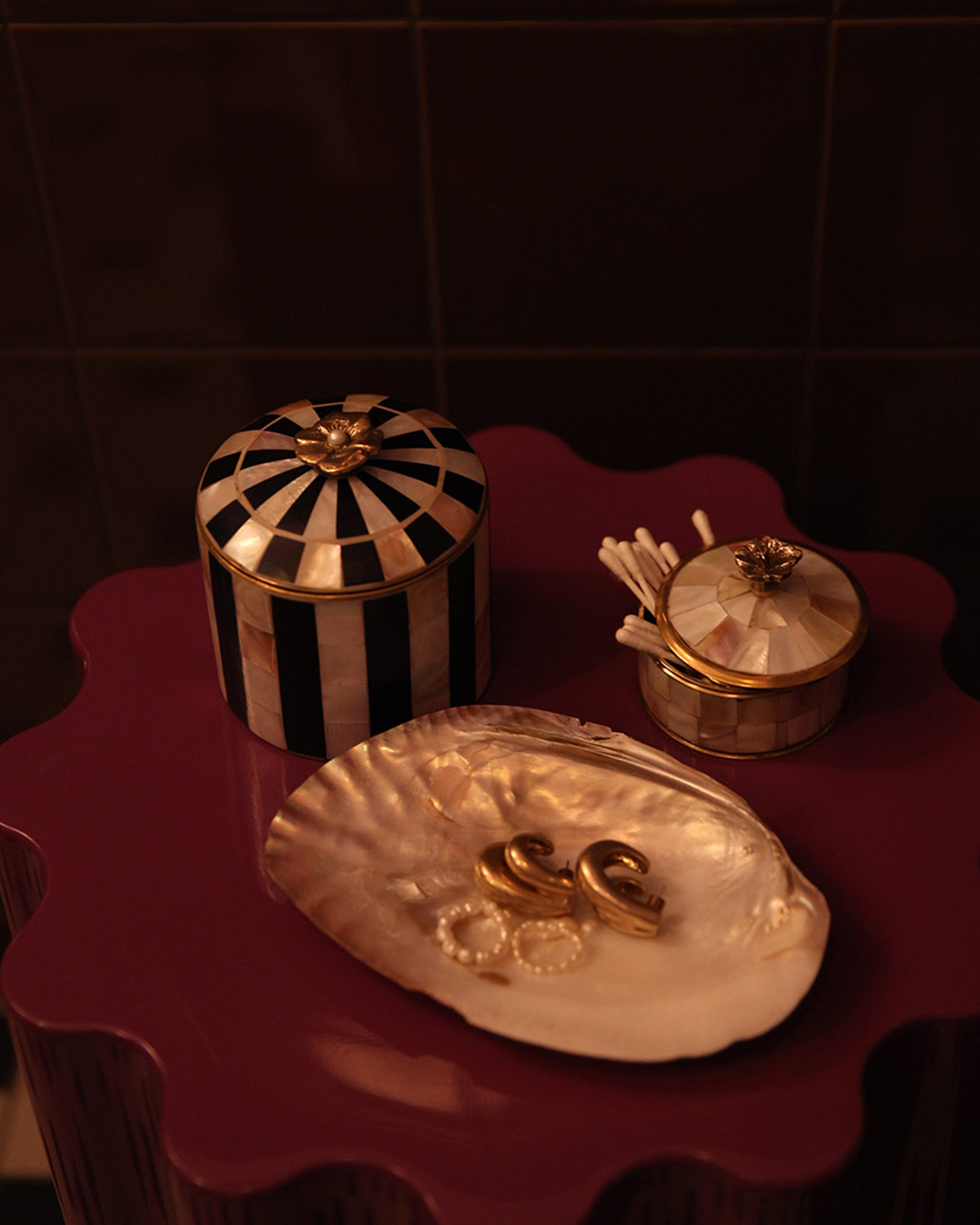 Zoey Circus Box Large Navy