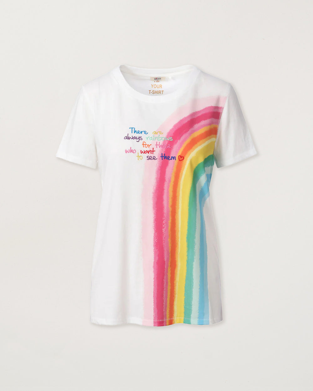 Zoey Rainbow Printed T-Shirt
