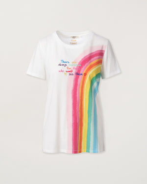 Zoey Rainbow Printed T-Shirt