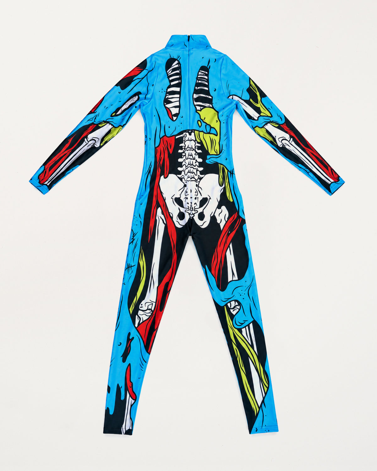 Zombie Skeleton Catsuit/Size S
