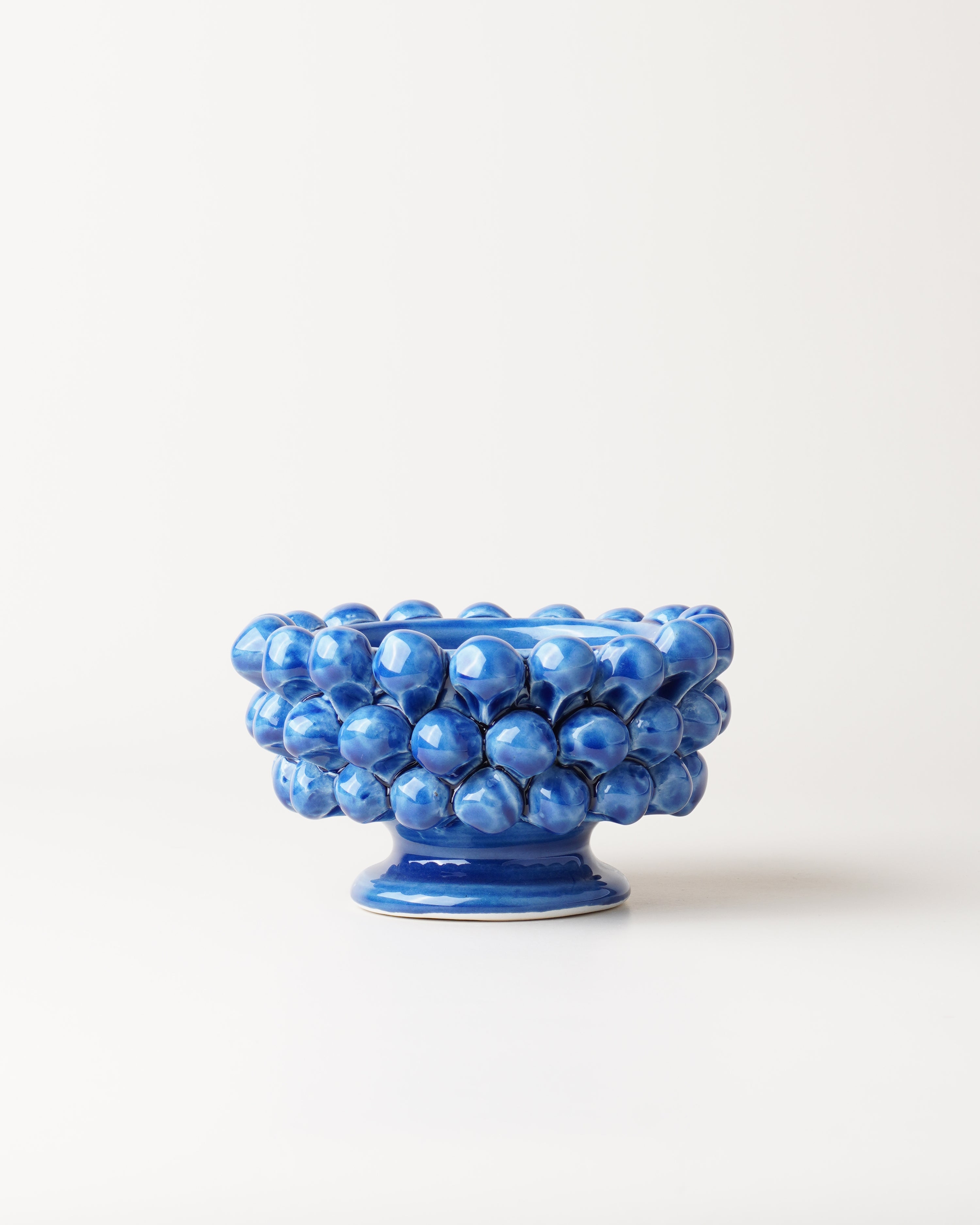 Small Pigna Aperta Bowl Blue D11cm