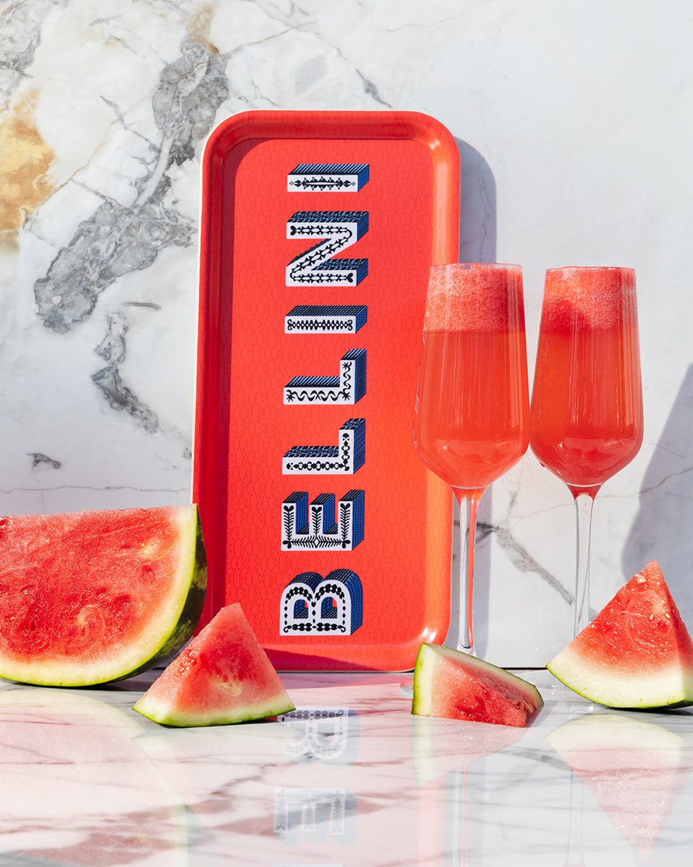 Bellini/Coral Tray 32x15cm