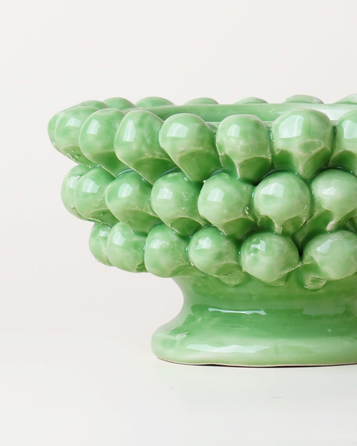 Small Pigna Aperta Bowl Light Green D11cm