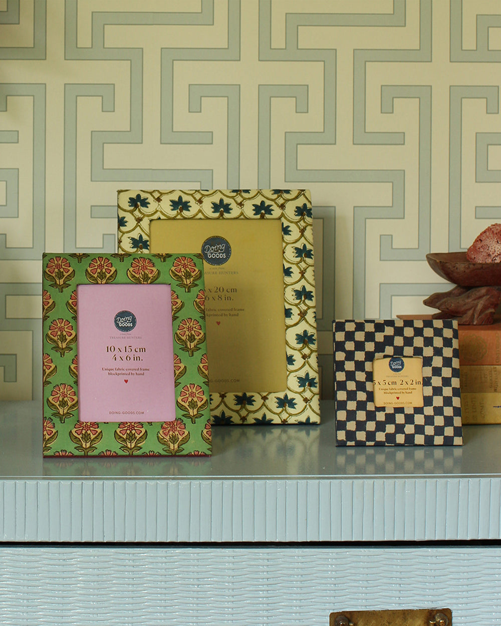 Faina Block Printed Frame