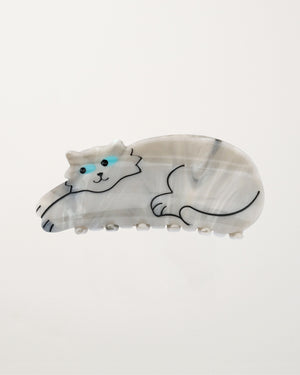 Grey Cat Hair Claw