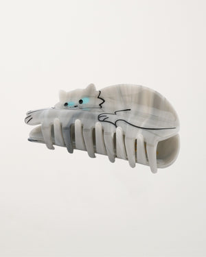 Grey Cat Hair Claw