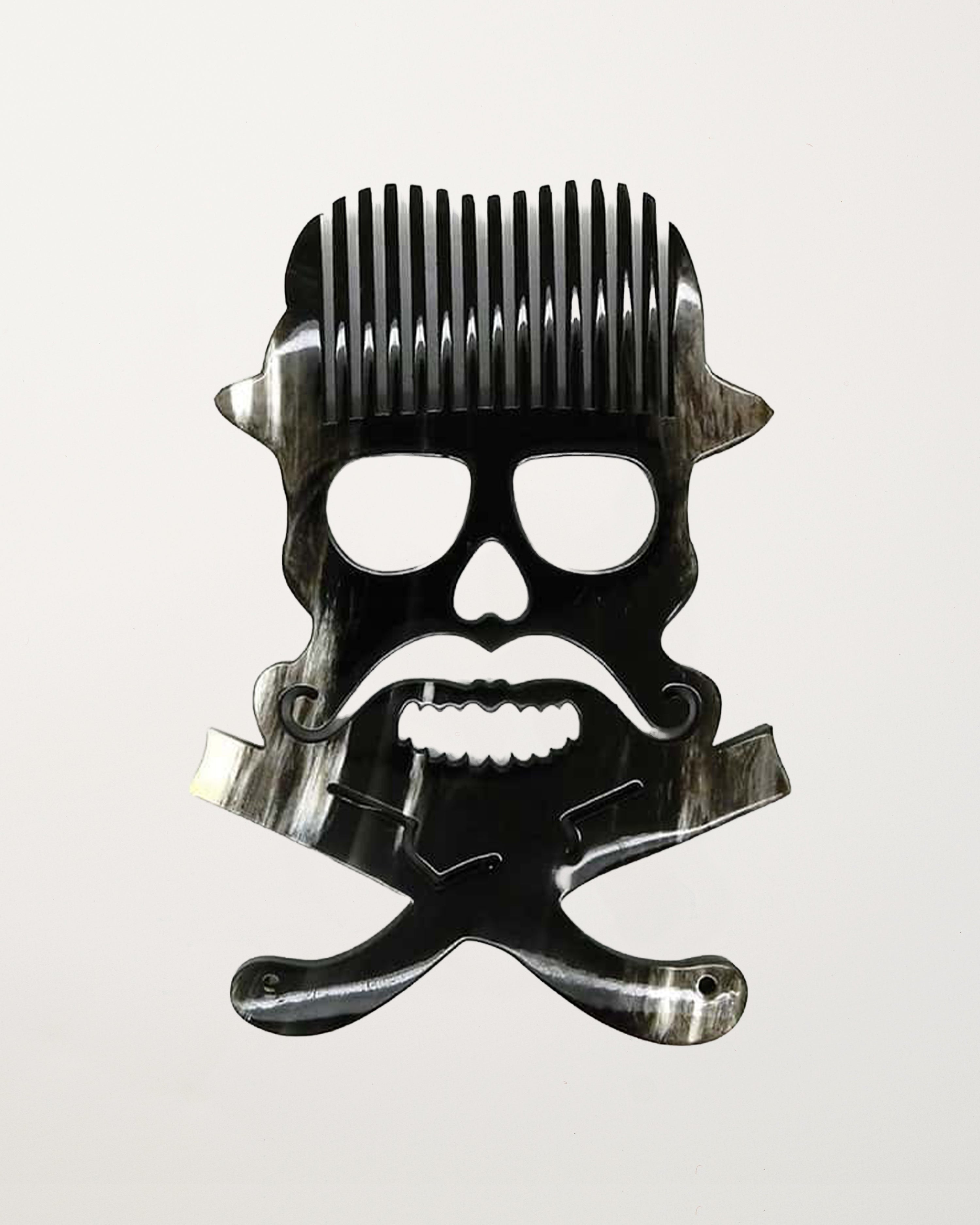 Mustache Comb/Barber Dark