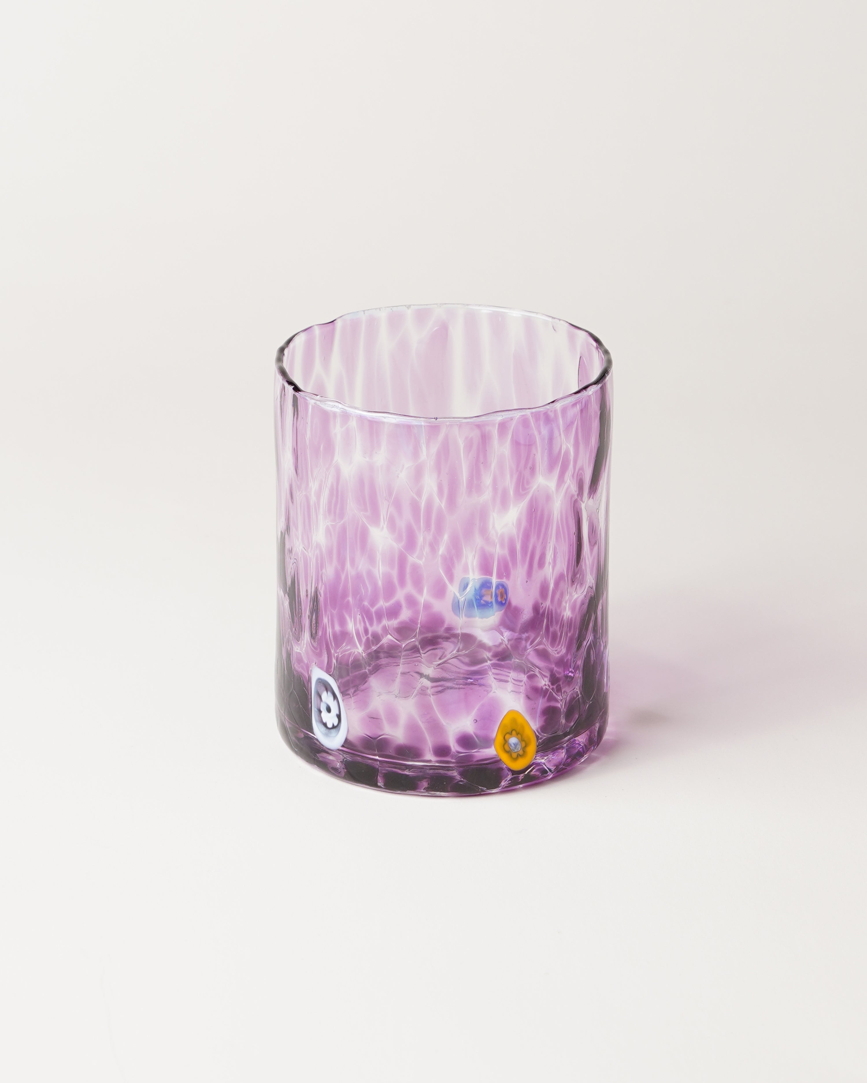 Straight Murano Tumbler Amethyst