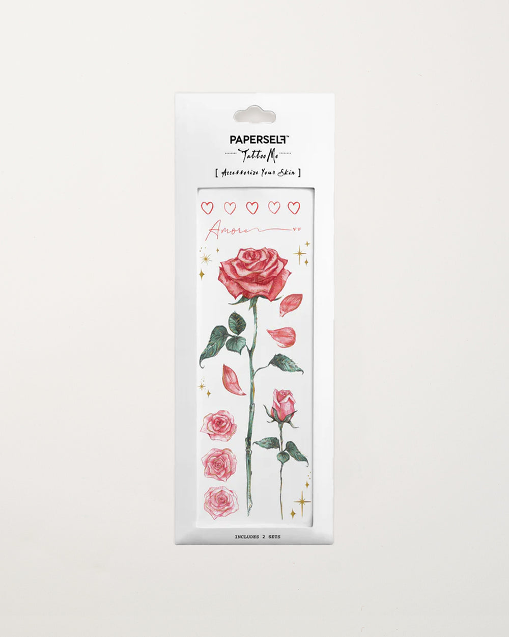 English Rose Temporary Tattoos
