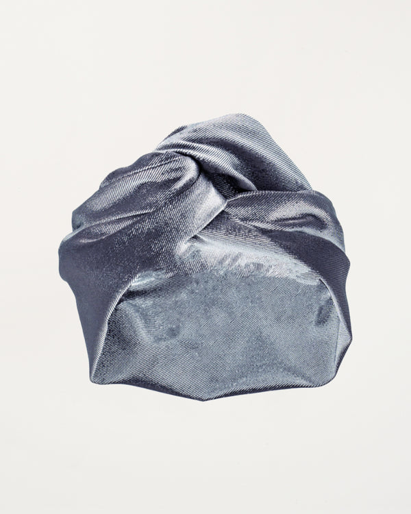 Shimmer Silver Turban/M