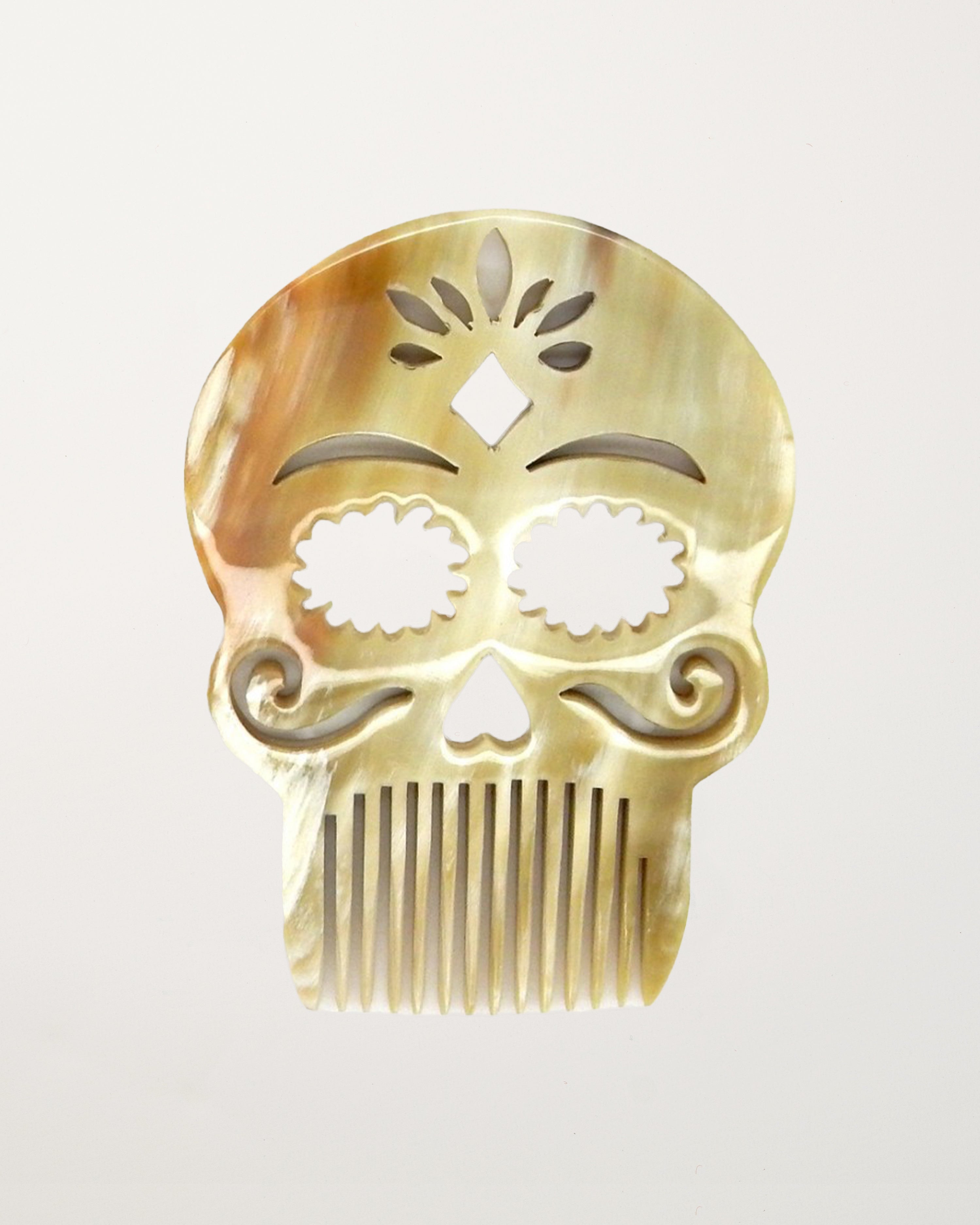 Mustache Comb/Skull Light