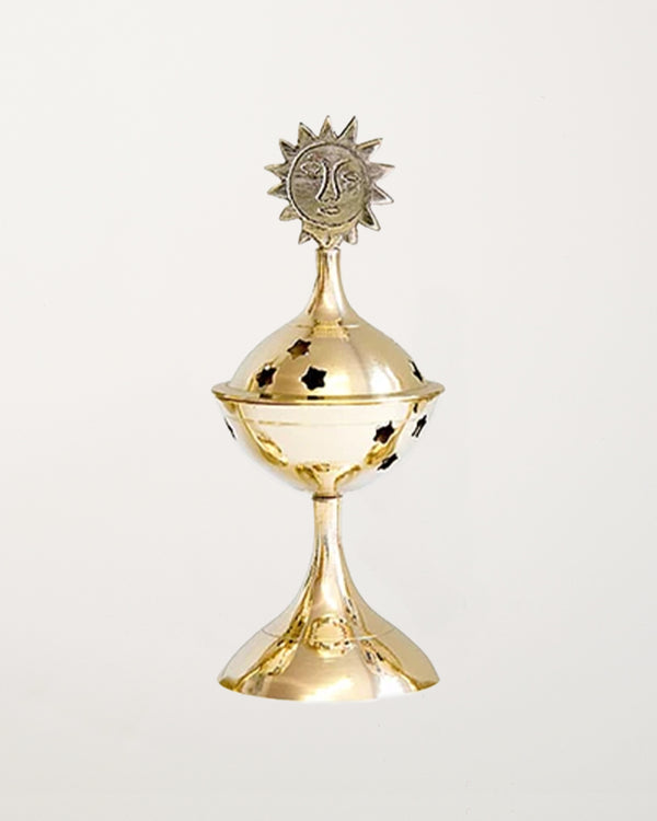 Celestial Brass Burner Sun