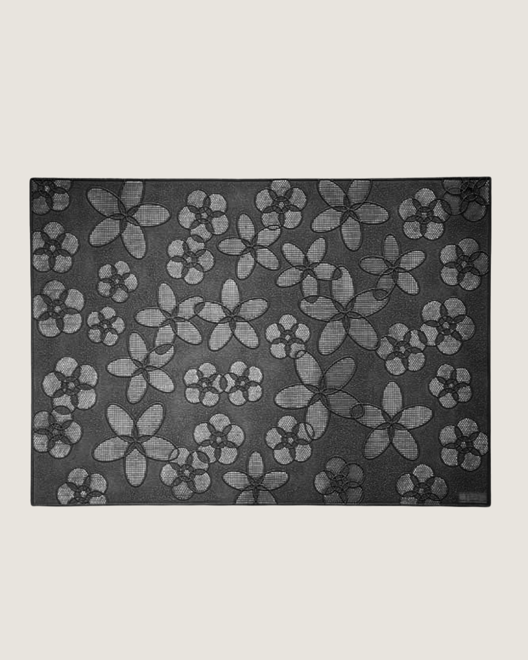 Black Flowers Placemat