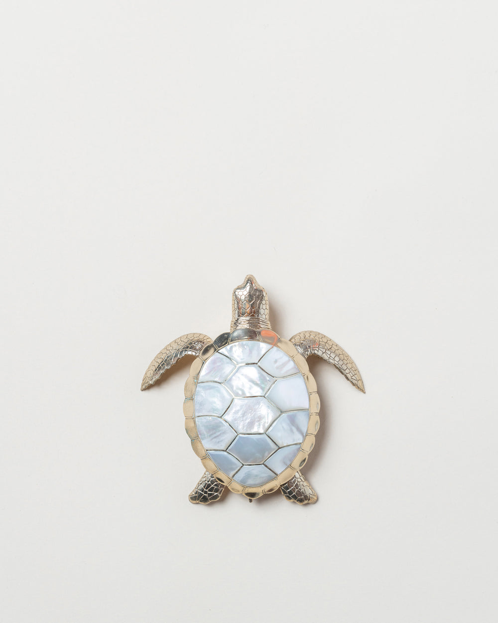 Large Turtle Box/White Pearl