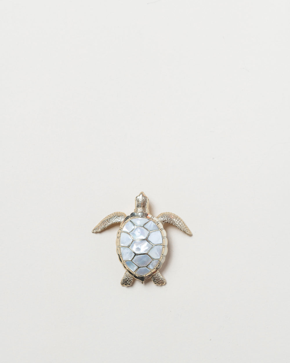 Small Turtle Box/White Pearl
