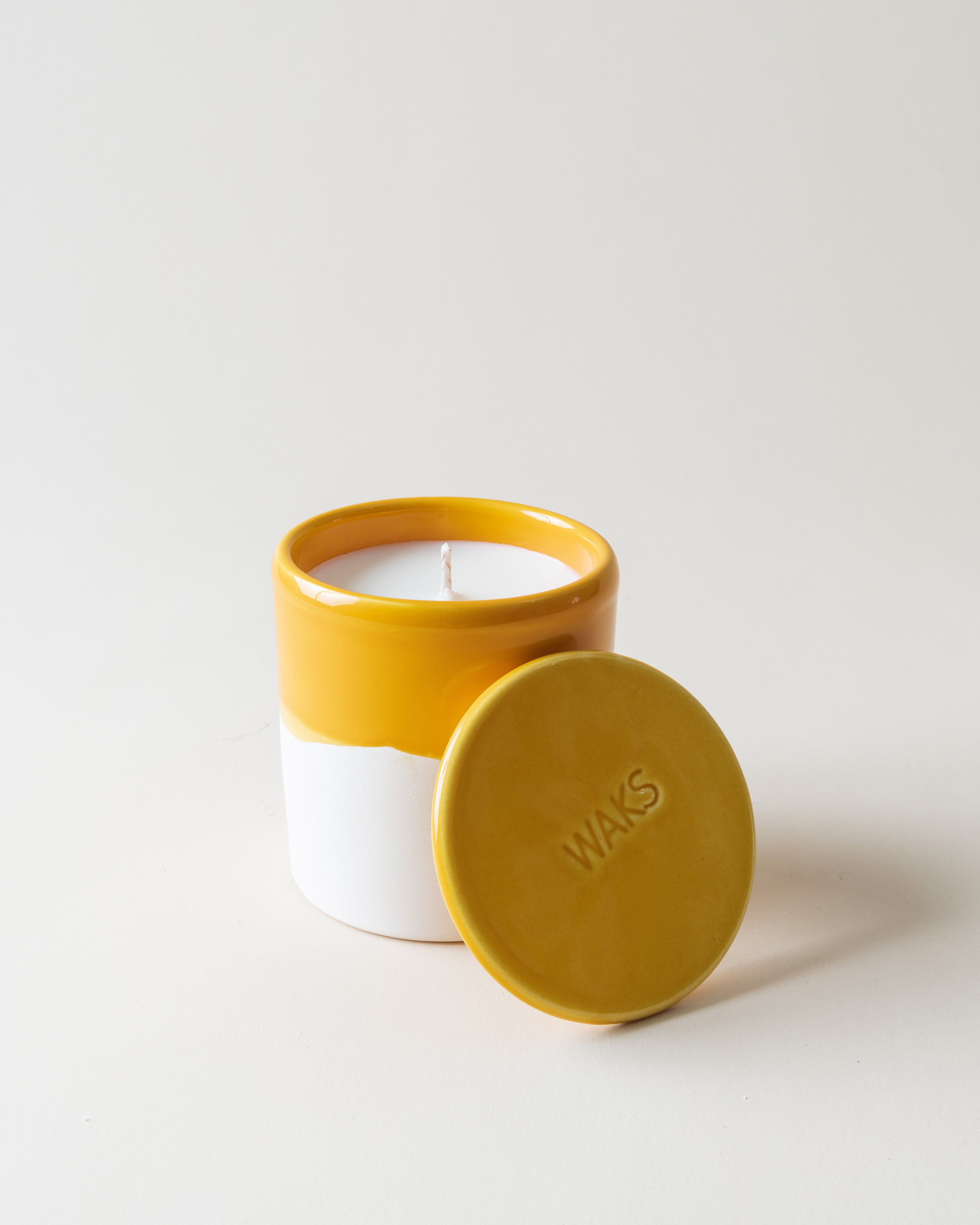 Small Yellow/Citrus Candle