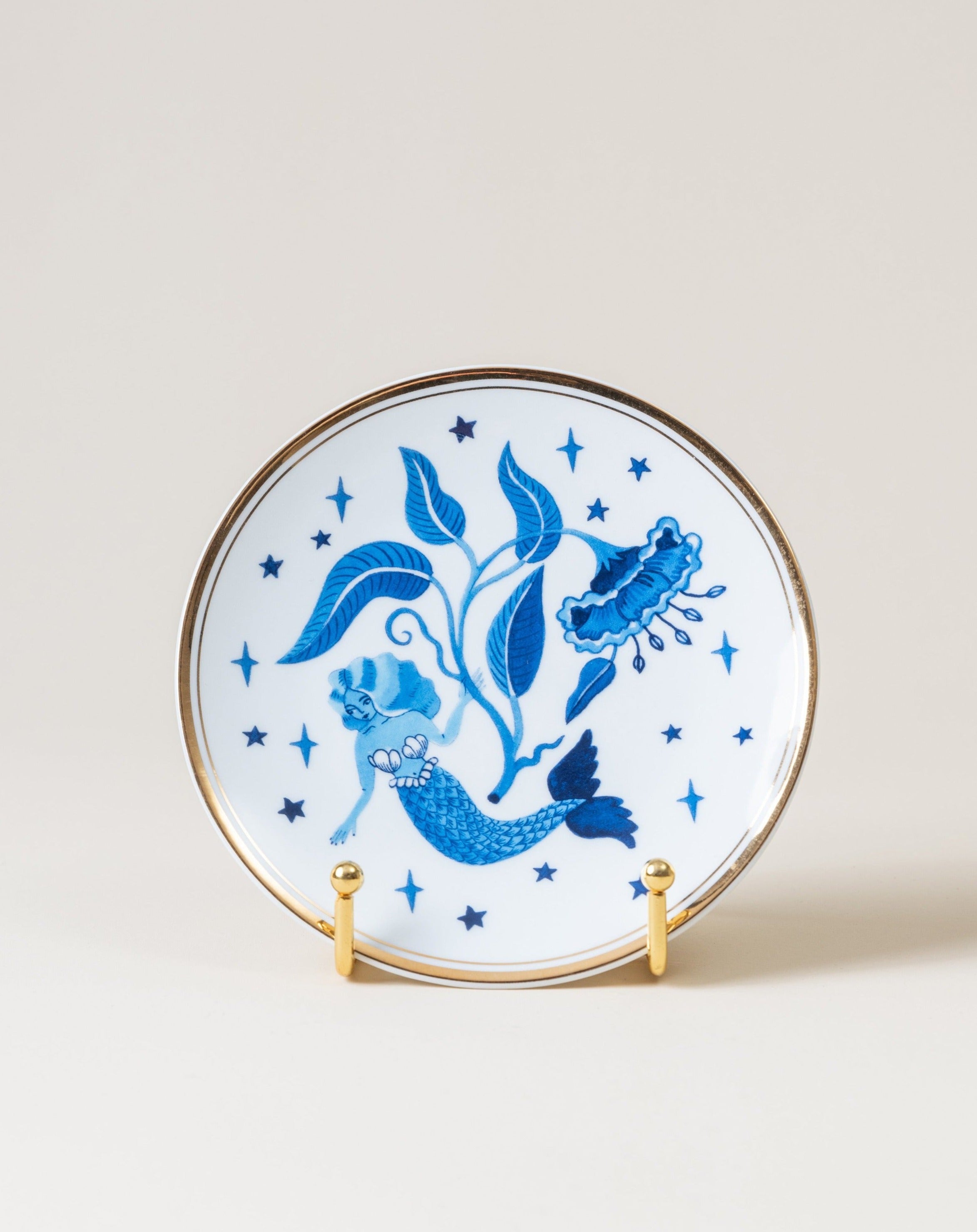 Plate/Blue Mermaid D15cm