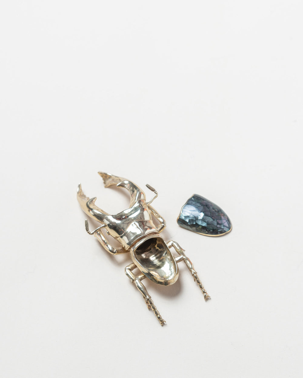 Small Scarab Box/Black Pearl