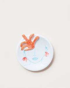 Corallina Coral Plate D14cm